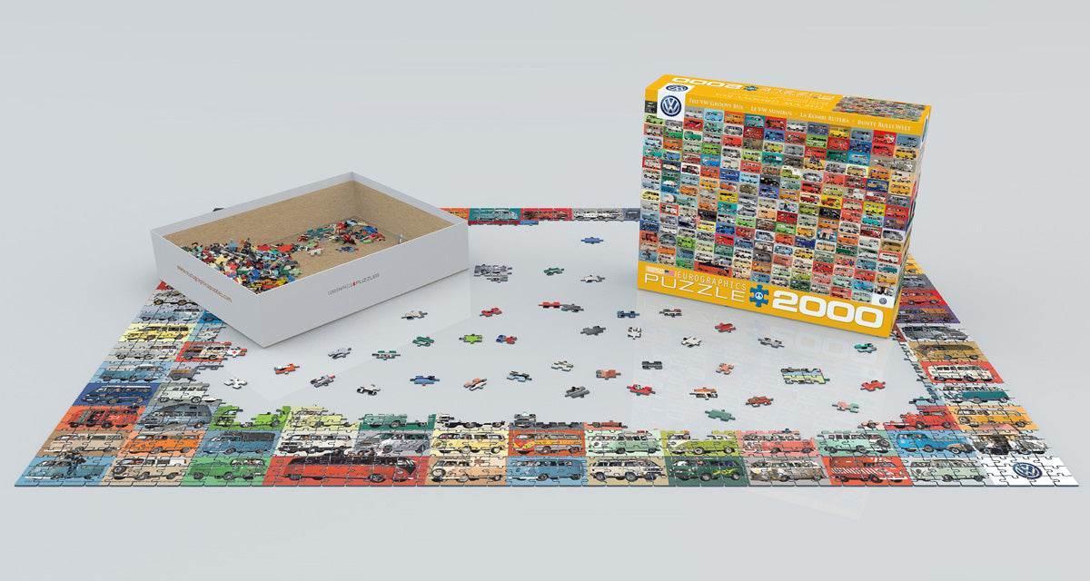 Puzzle: The BIG Puzzle Collection - The VW Groovy Bus - 