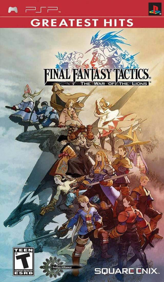 Final Fantasy Tactics War of the Lions (Greatest Hits) (PSP) - Game Manual Only