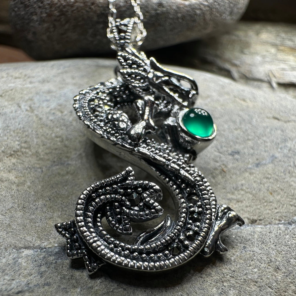 Keith Jack Celtic Dragon Necklace