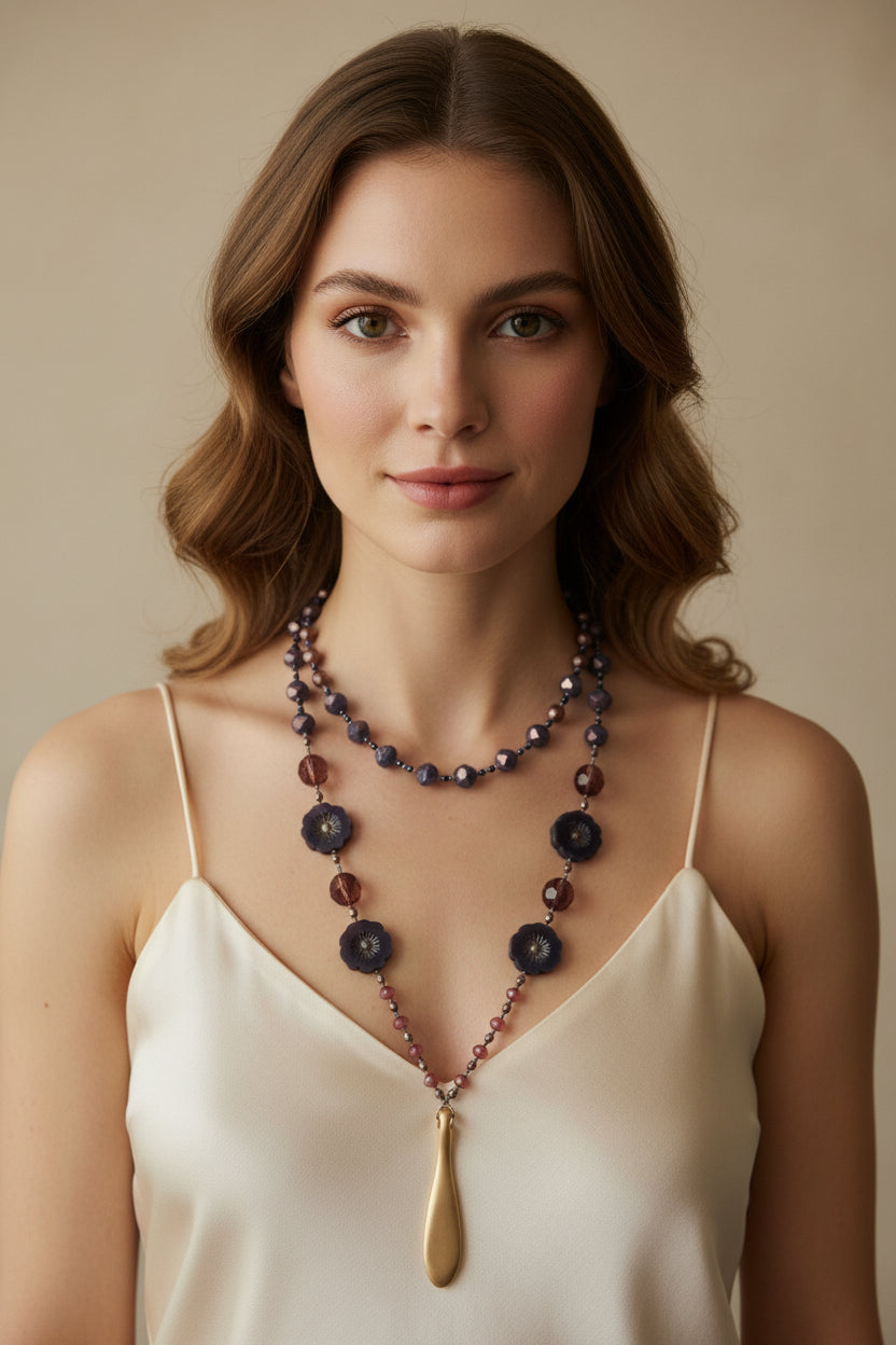 Gibson Girl Long Necklace