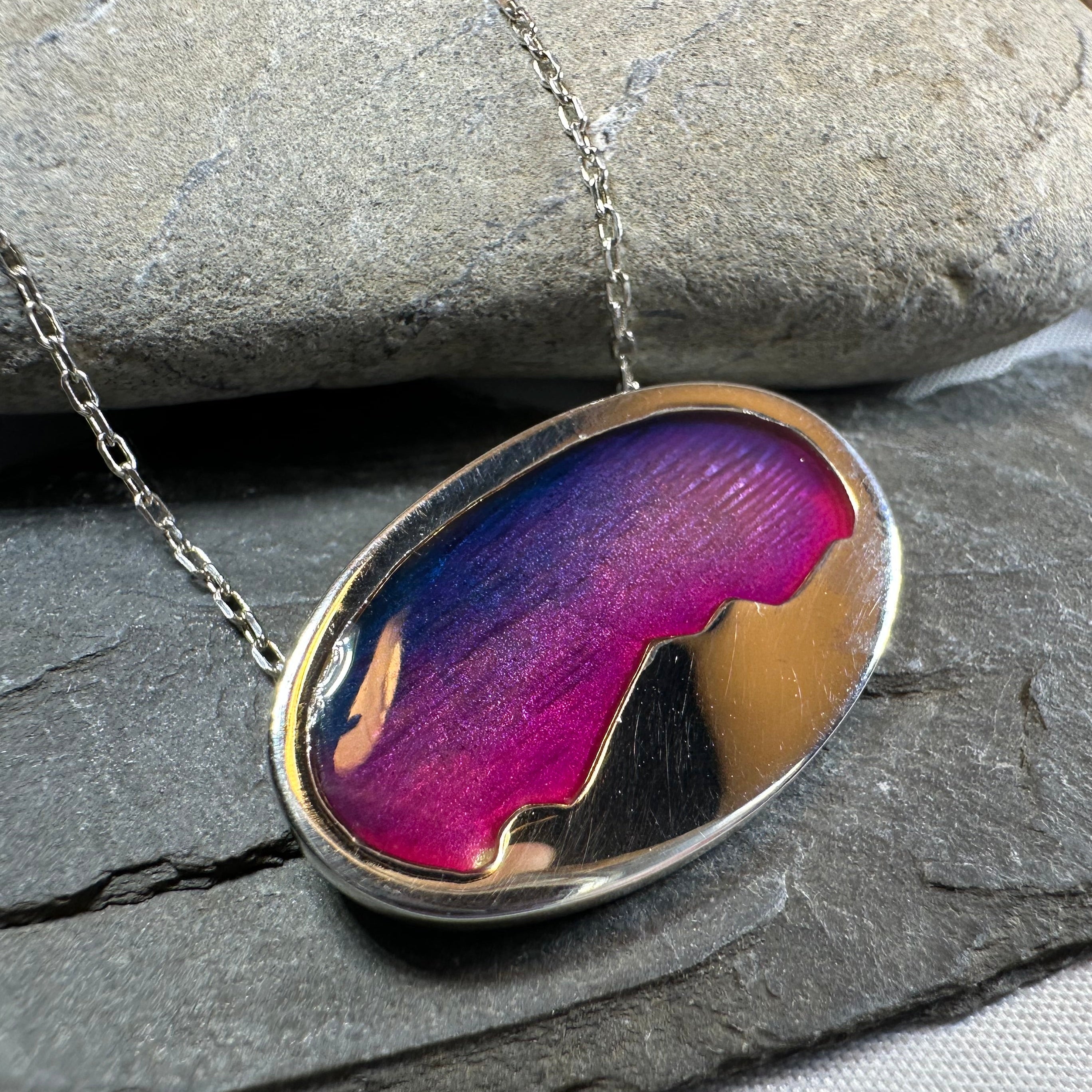 Purple Skies Northern Lights Necklace