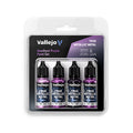 Vallejo True Metallic Metal Set: Amethyst Purple (4 Color Set) 18 ml.