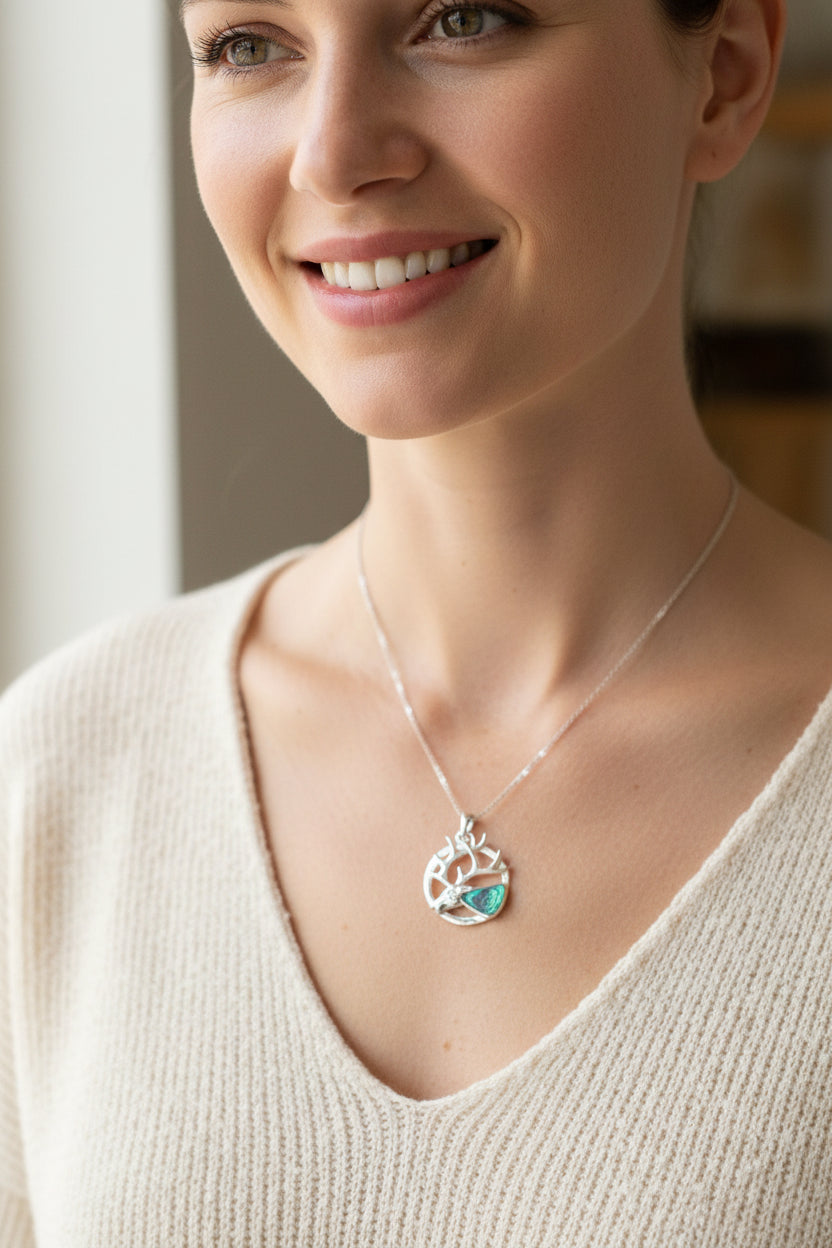 Stag of the Mist Necklace