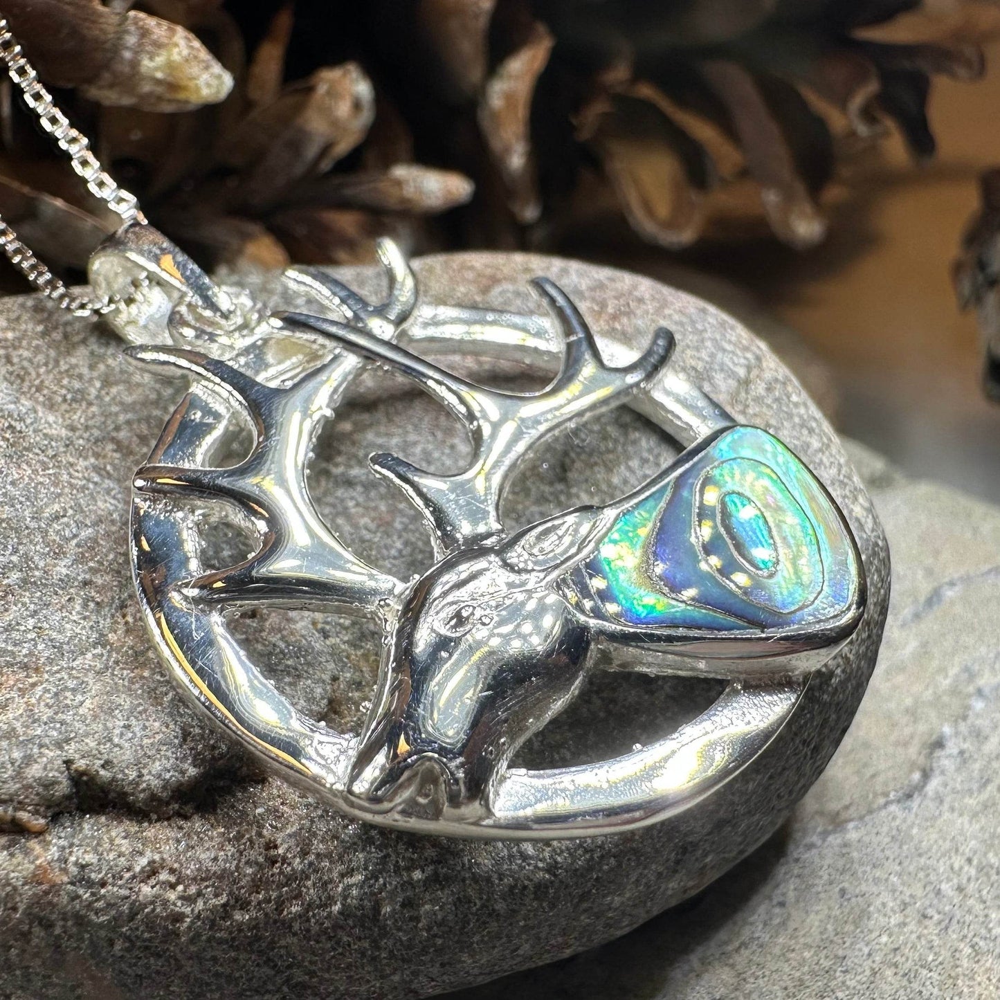 Stag of the Mist Necklace - 