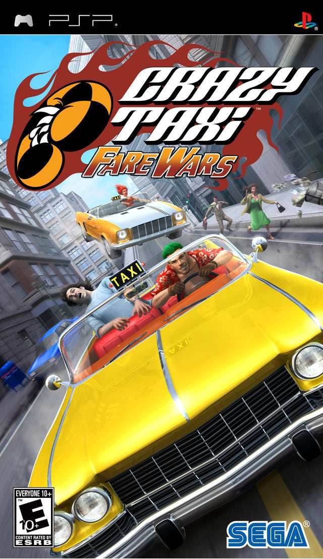 Crazy Taxi: Fare Wars (PSP) - Game Manual Only