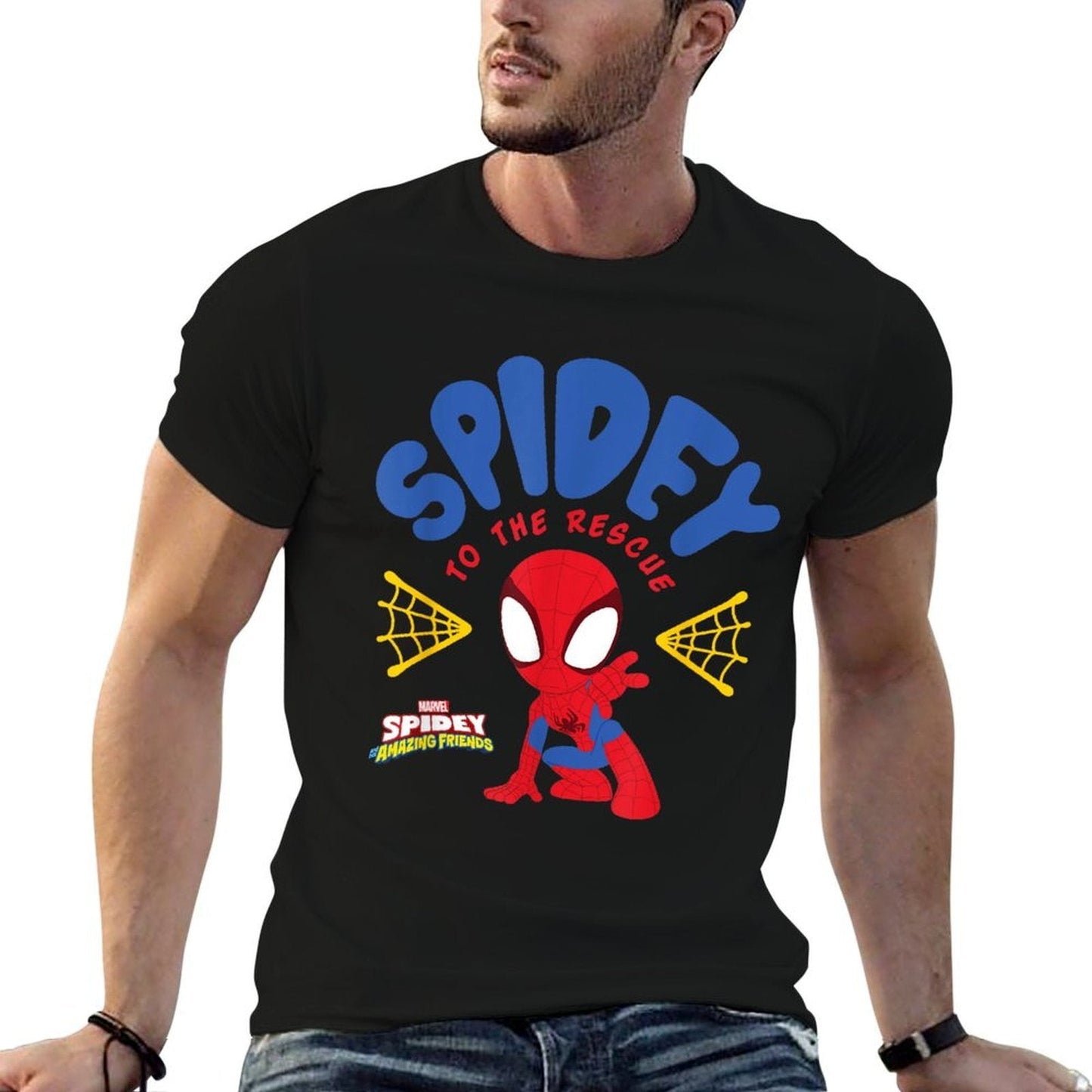 Marvel Spidey And His Amazing Friends Spidey To The Rescue  Lightweight T-Shirt