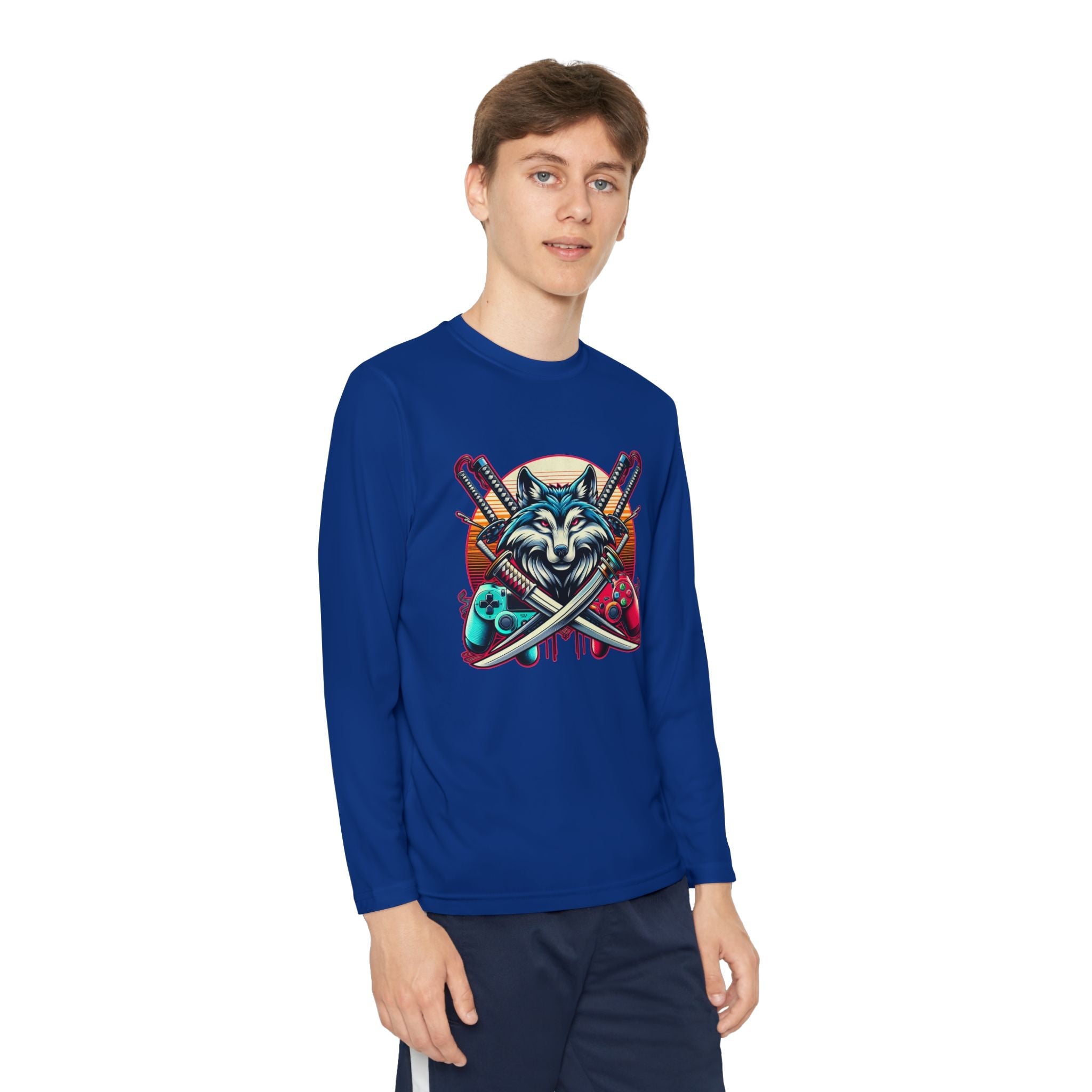 Xp wolf gamer long sleeve shirt