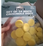 ELITE 14 Count Crokinole Discs (Choose from 10 colors) + Scoring Peg