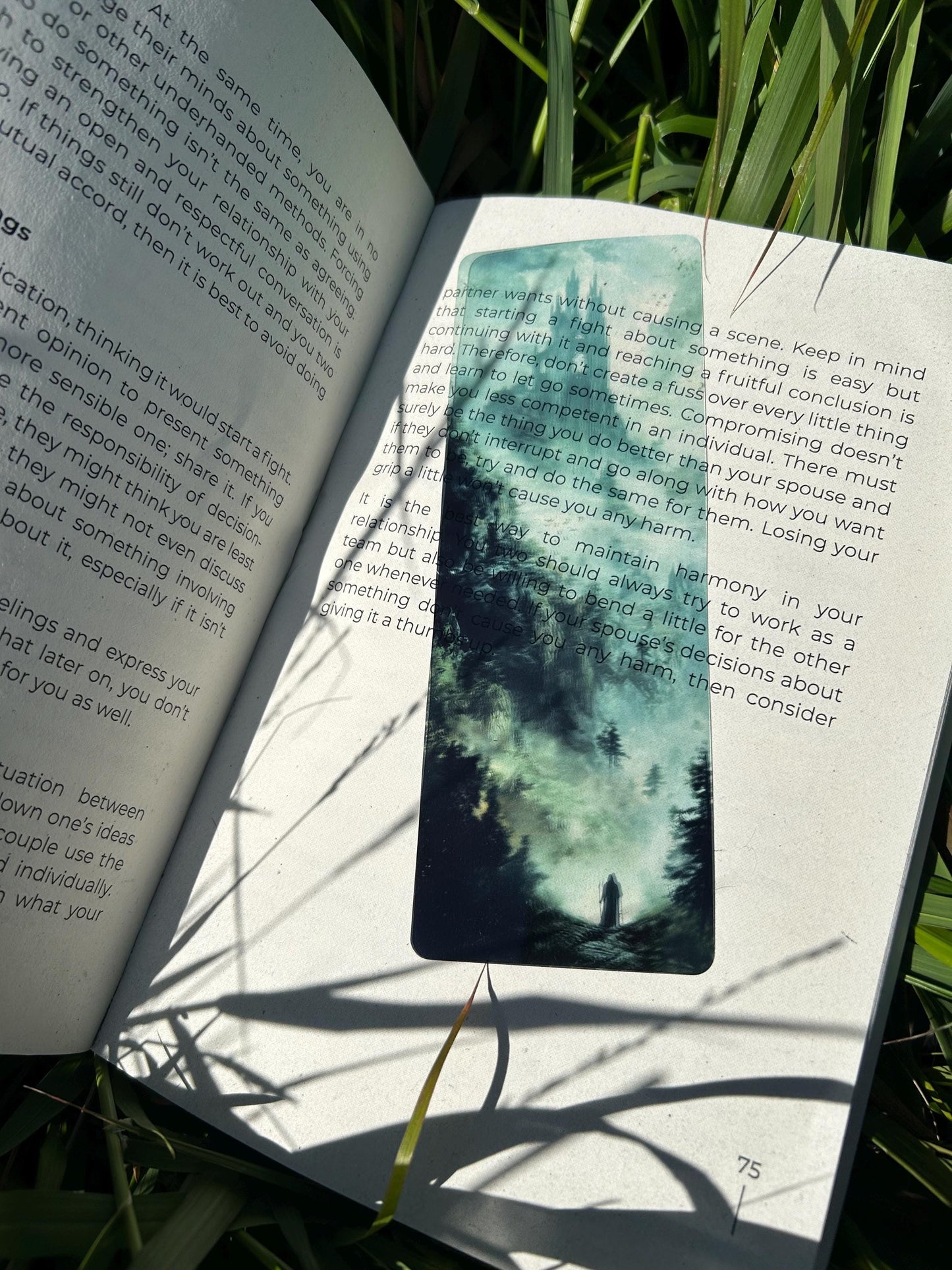 Hobbit Bookmark - Lord of the Inspired Bookmark, LOTR, Frodo Fantasy Bookmark Baggins