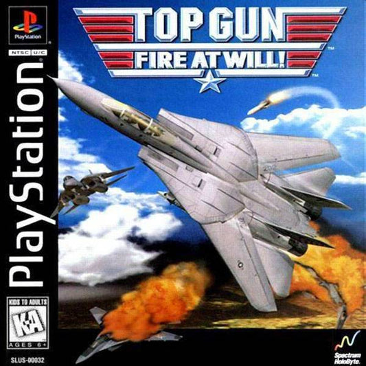 Top Gun Fire At Will (Playstation) - Game Only