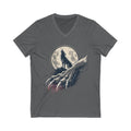 Moon Claw Howl Sleeve V-Neck Tee