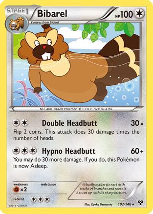 Bibarel 107/146 - XY Base Set
