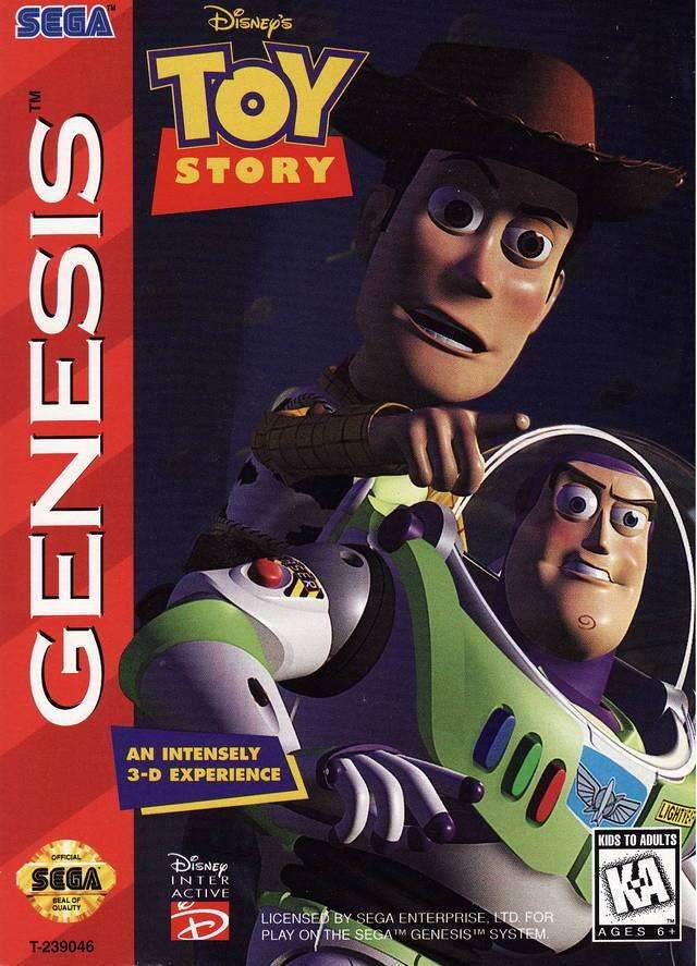 Toy Story (Sega Genesis) - Game Manual Only