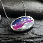 Purple Skies Northern Lights Necklace