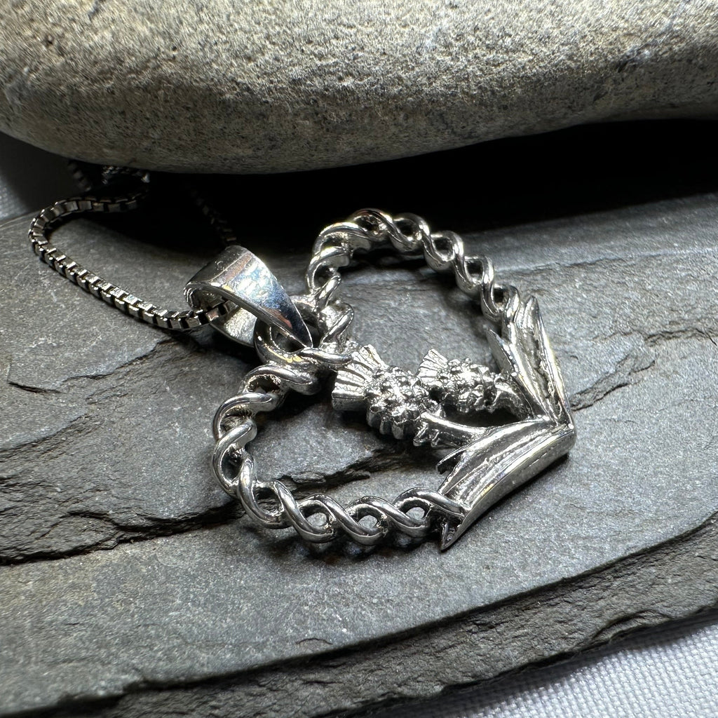 Rose & Thistle Luckenbooth Necklace