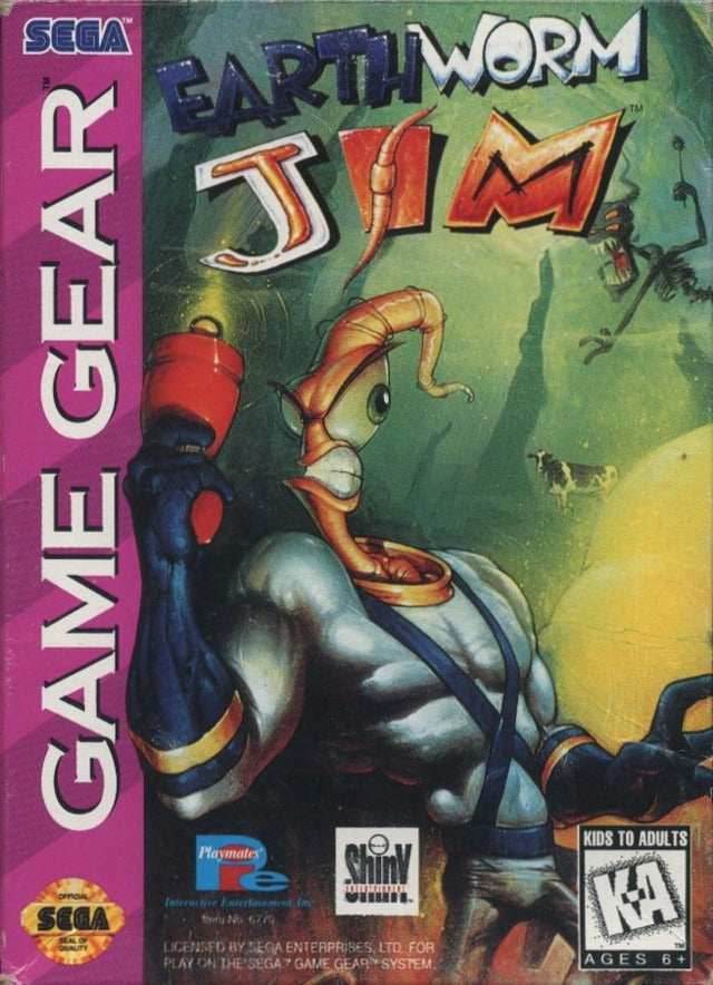 Earthworm Jim (Sega Game Gear) - Game Manual Only
