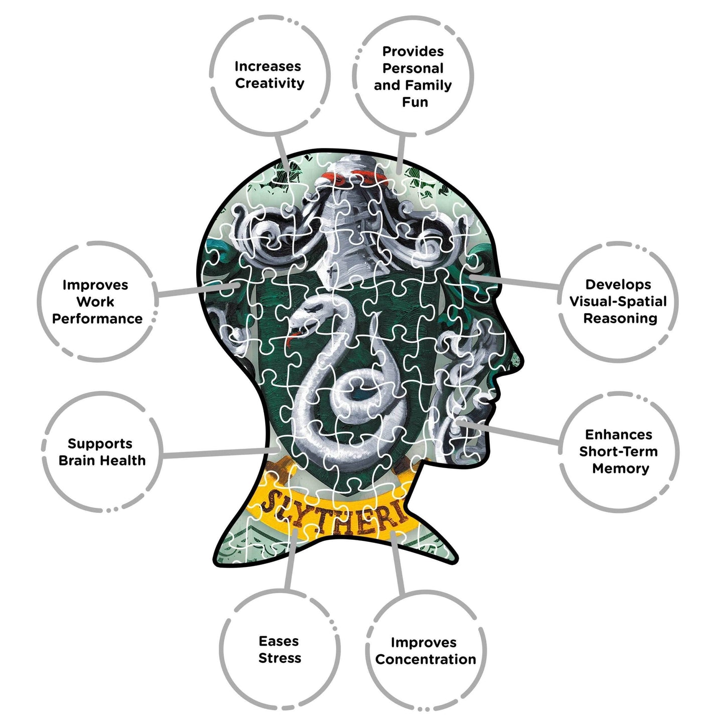 Aquarius Puzzles: Harry Potter Slytherin - 