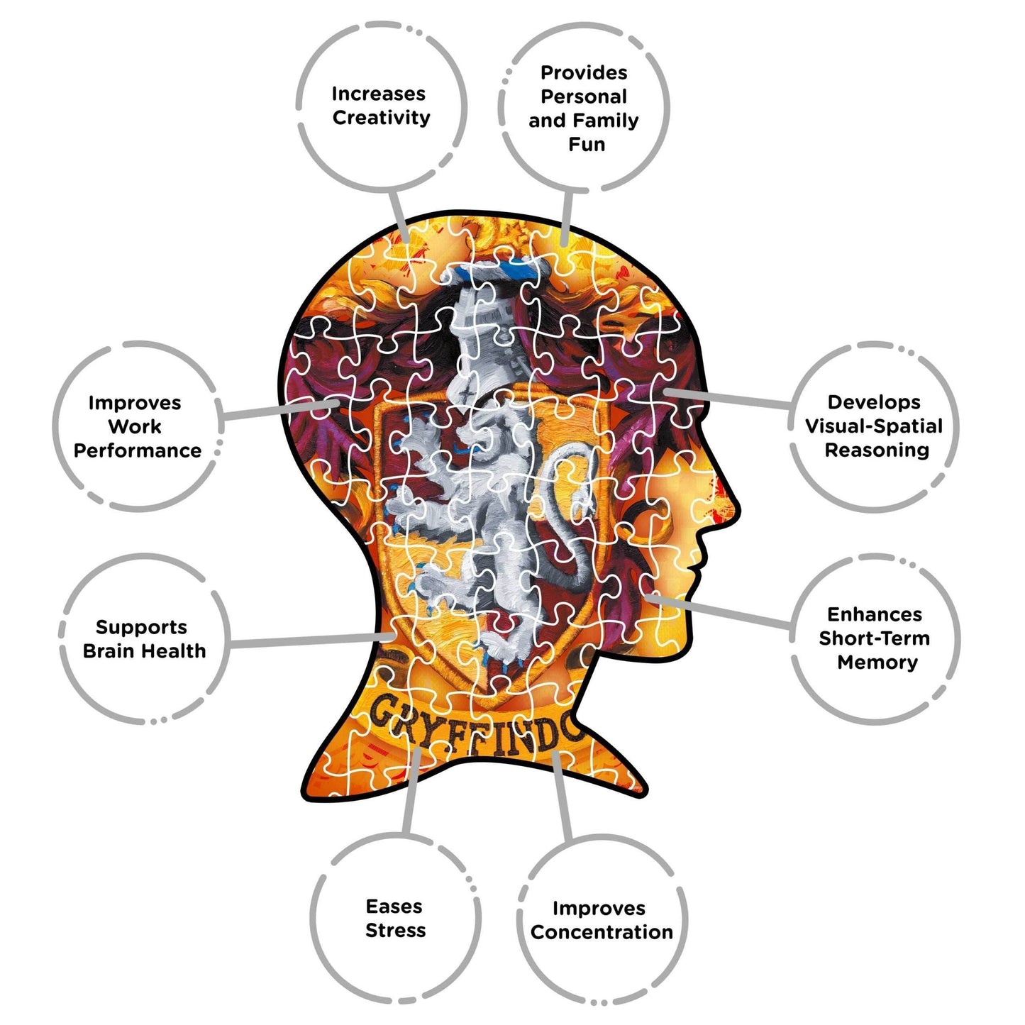 Aquarius Puzzles: Harry Potter Gryffindor - 