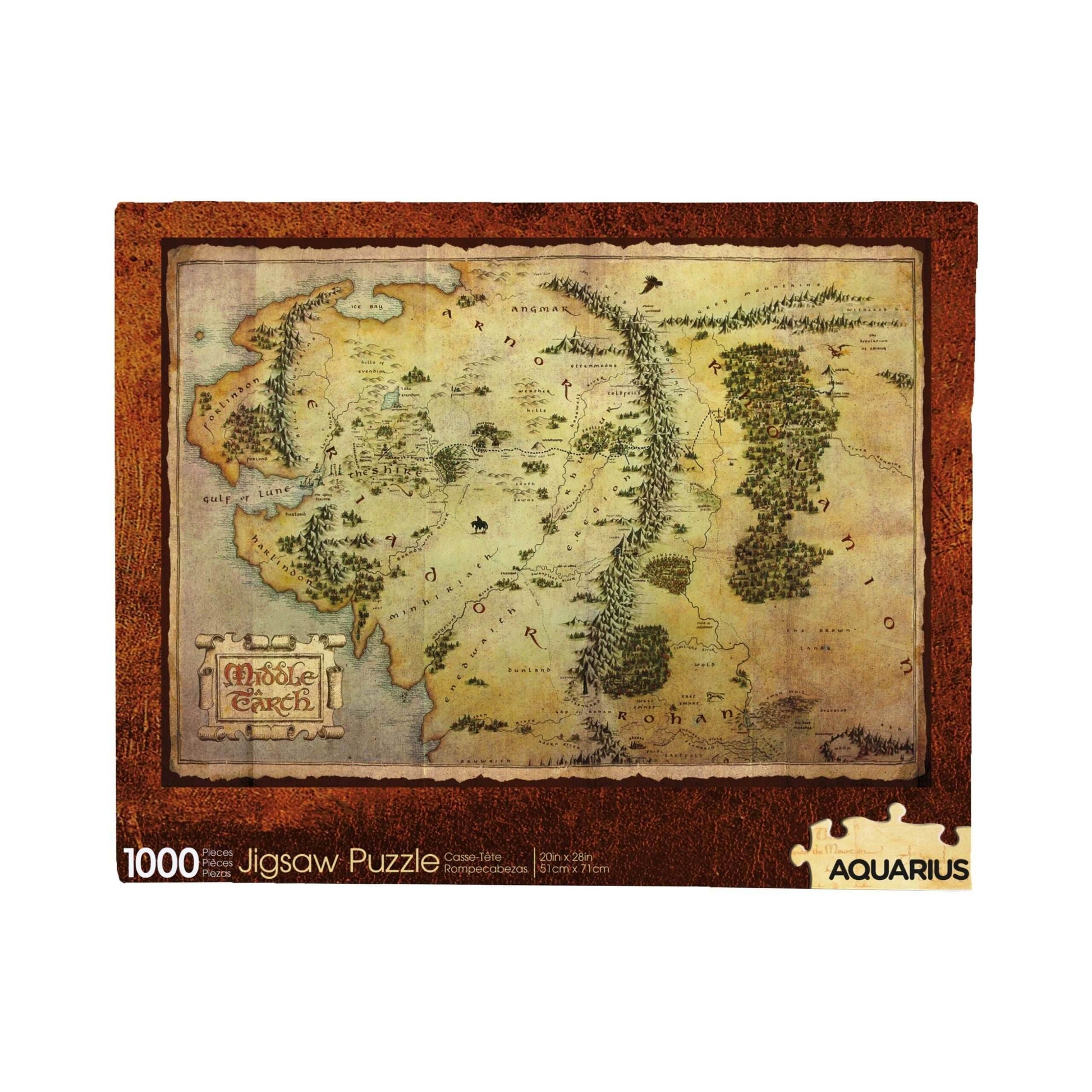 Aquarius Puzzles: The Hobbit Map - 