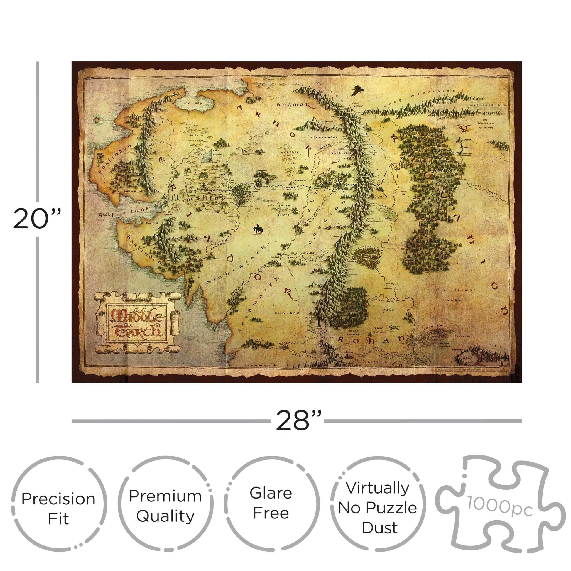 Aquarius Puzzles: The Hobbit Map - 