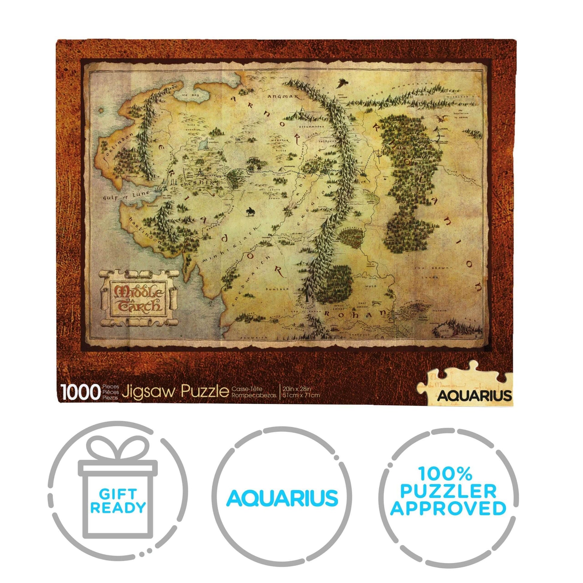 Aquarius Puzzles: The Hobbit Map - 