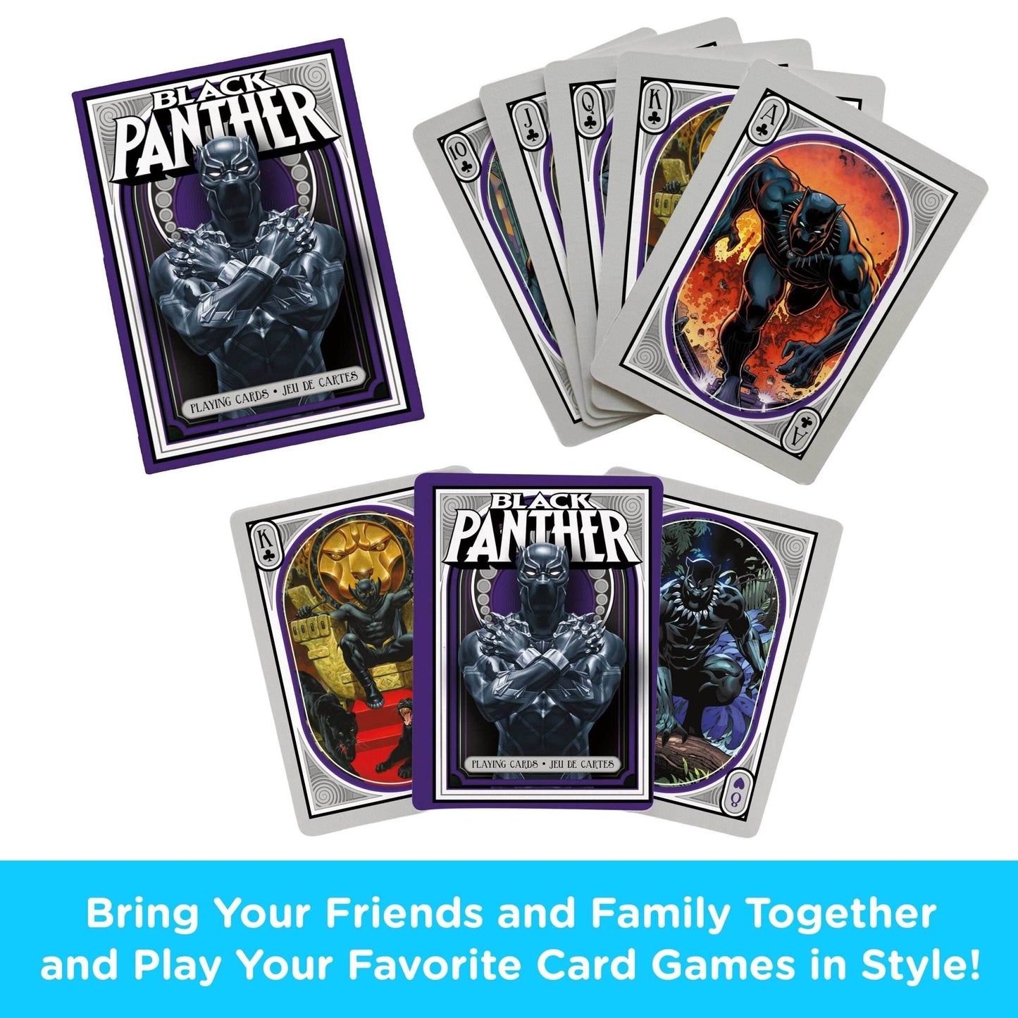 Aquarius Playing Cards: Marvel - Black Panther Nouveau - 
