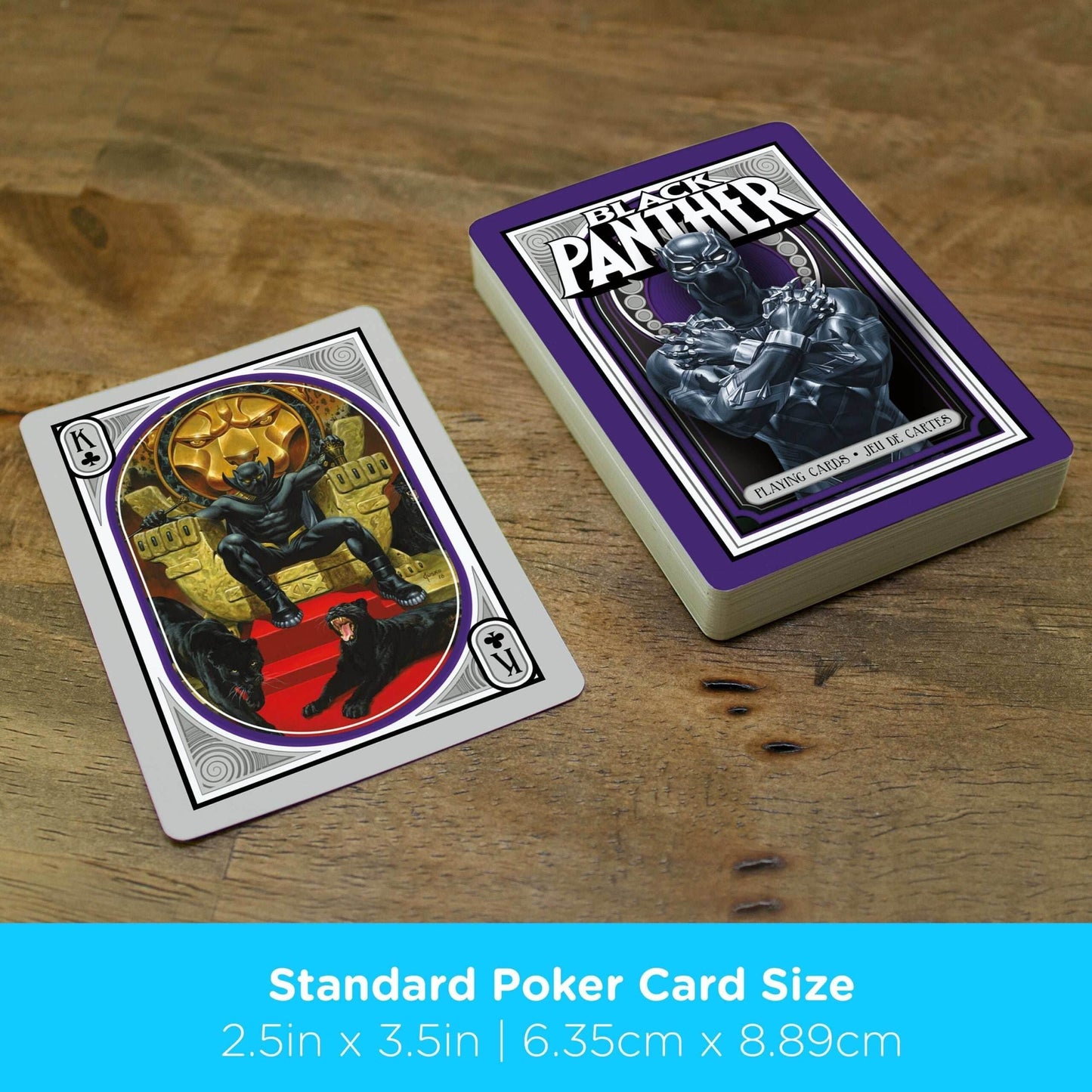 Aquarius Playing Cards: Marvel - Black Panther Nouveau - 