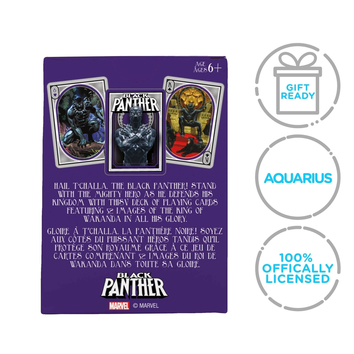 Aquarius Playing Cards: Marvel - Black Panther Nouveau - 