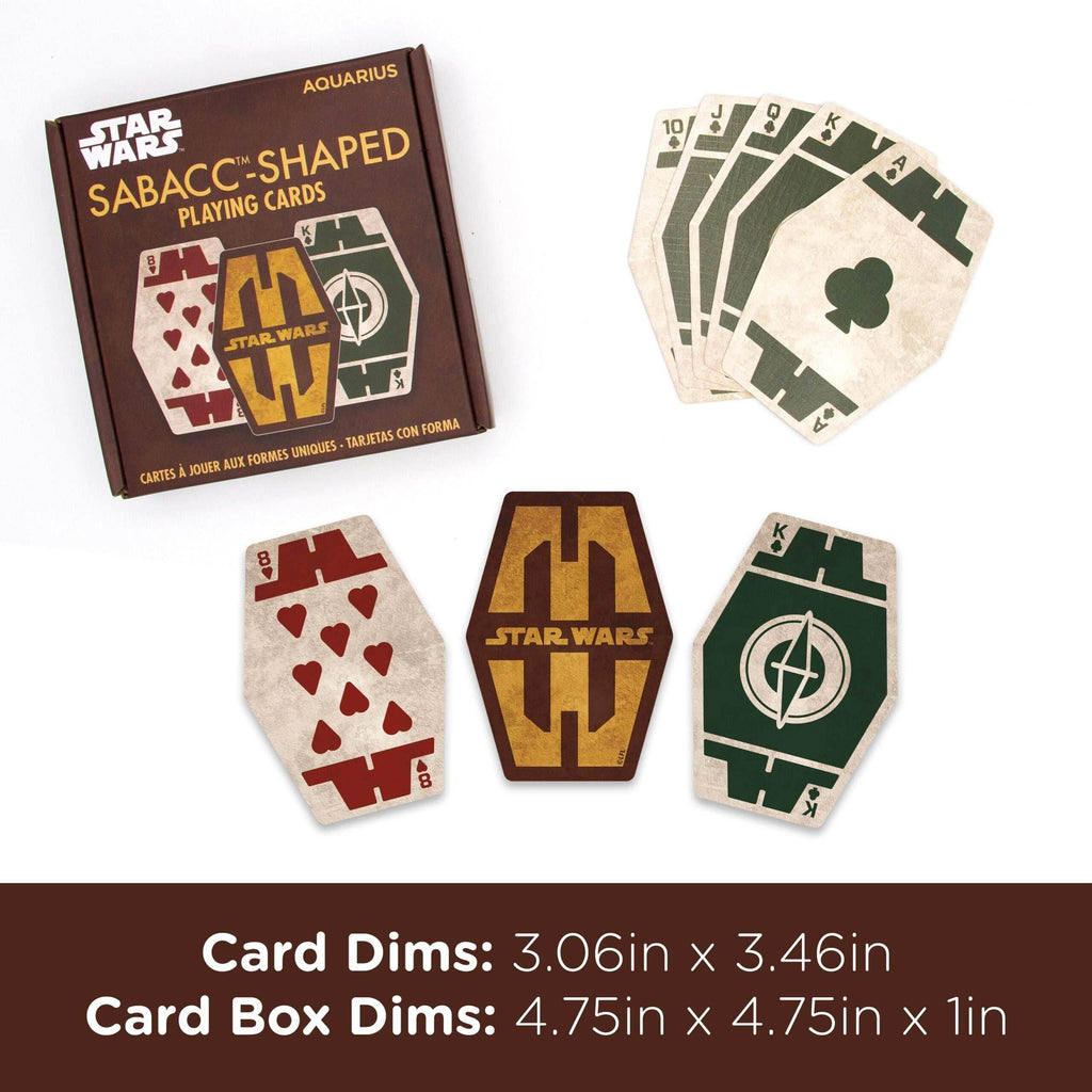 Aquarius Playing Cards: Star Wars - Sabacc Shaped Cards - 