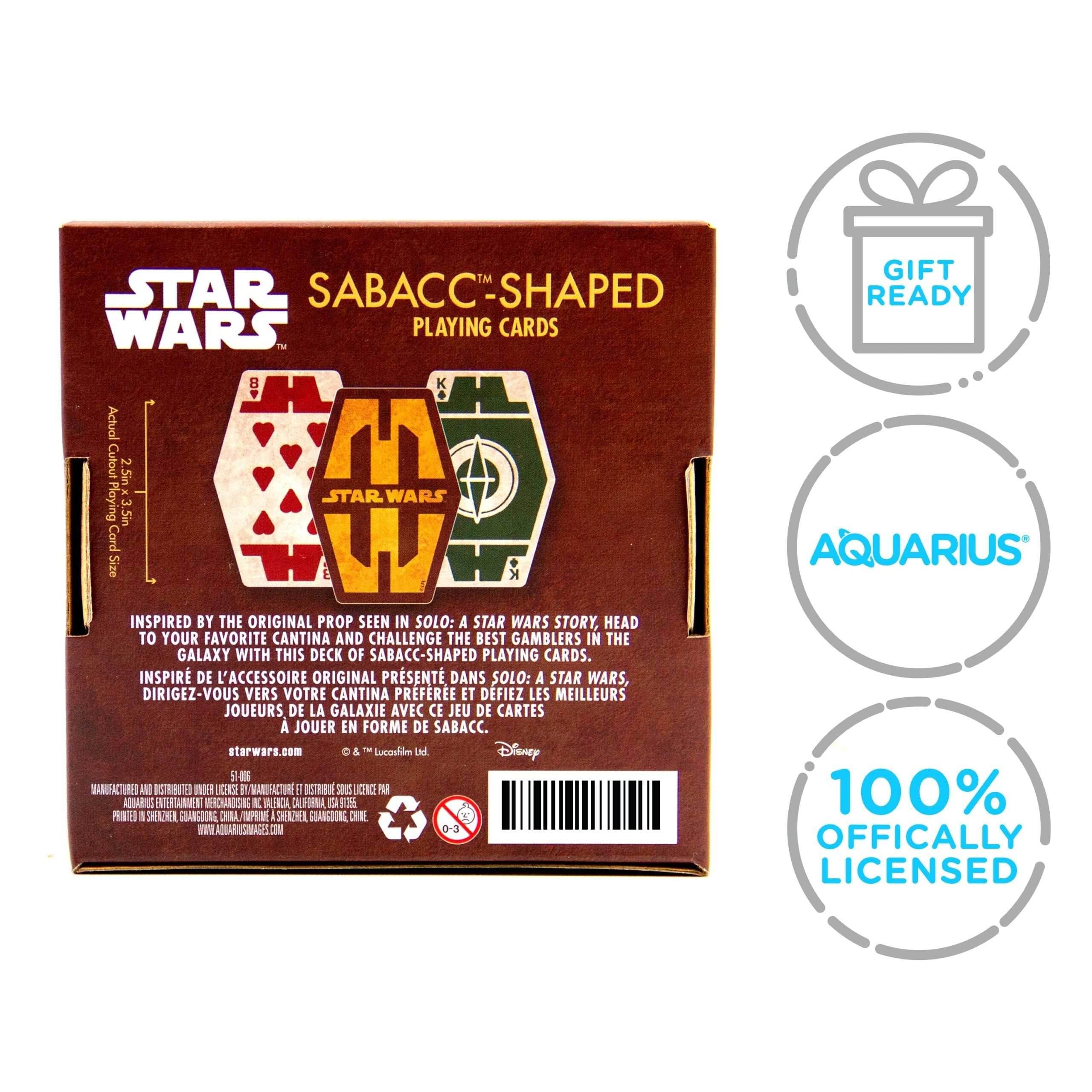 Aquarius Playing Cards: Star Wars - Sabacc Shaped Cards - 