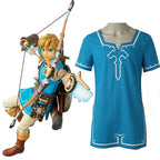 Anime The Legend of Zelda: Tears of the Kingdom Cosplay Costume Link Shirt Cape Halloween Convention Outfit