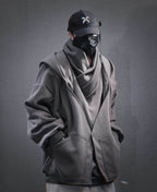 HiH57 Grey Assassin Hoodie - M