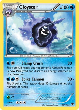 Cloyster 032/146 - XY Base Set