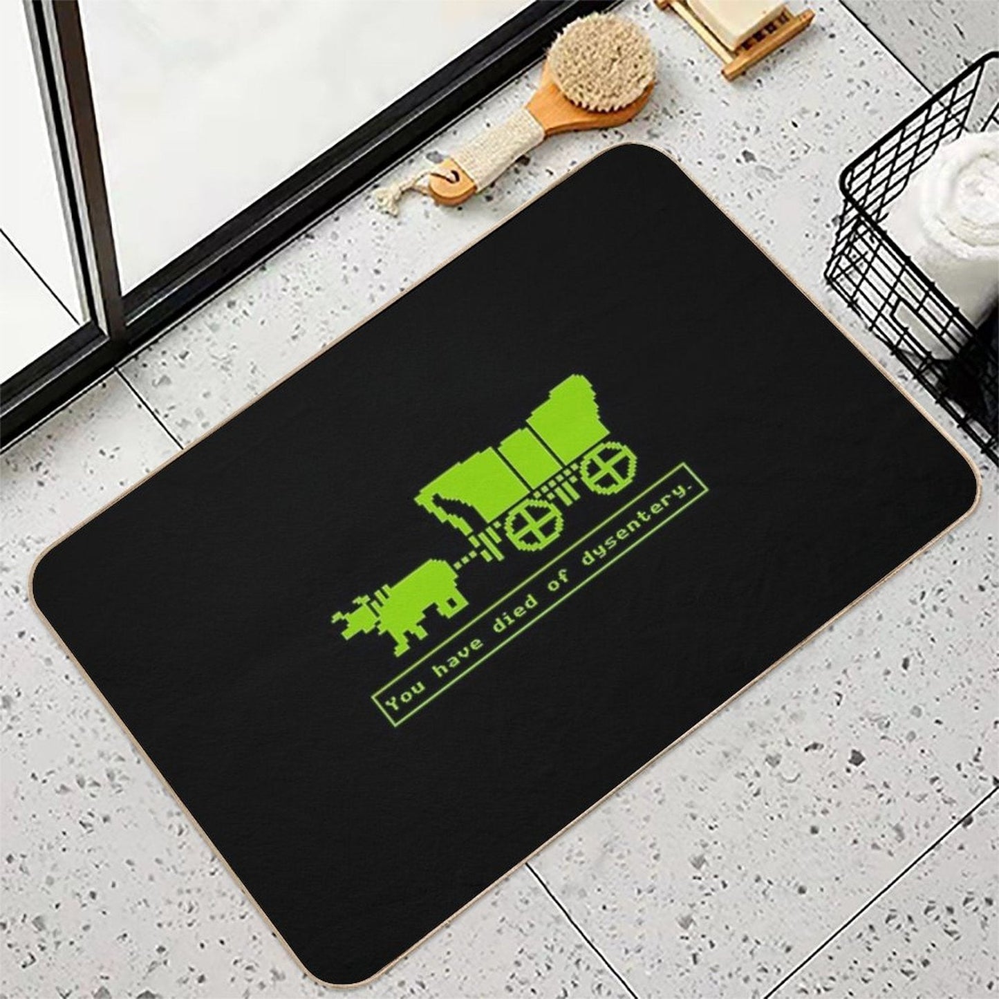 You Have Died of Dysentery.  Anti-Trip Bath Mat