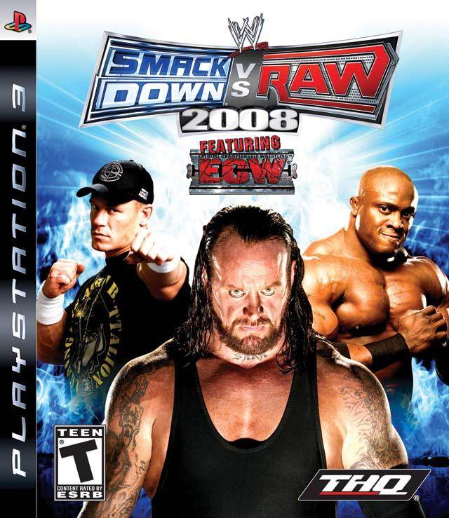 WWE Smackdown vs. Raw 2008 (Playstation 3) - Game Manual Only