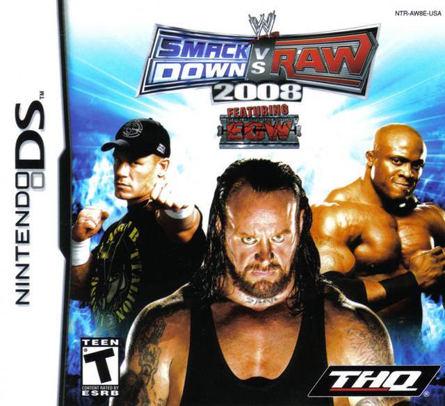 WWE Smackdown vs. Raw 2008 (Nintendo DS) - Game Manual Only