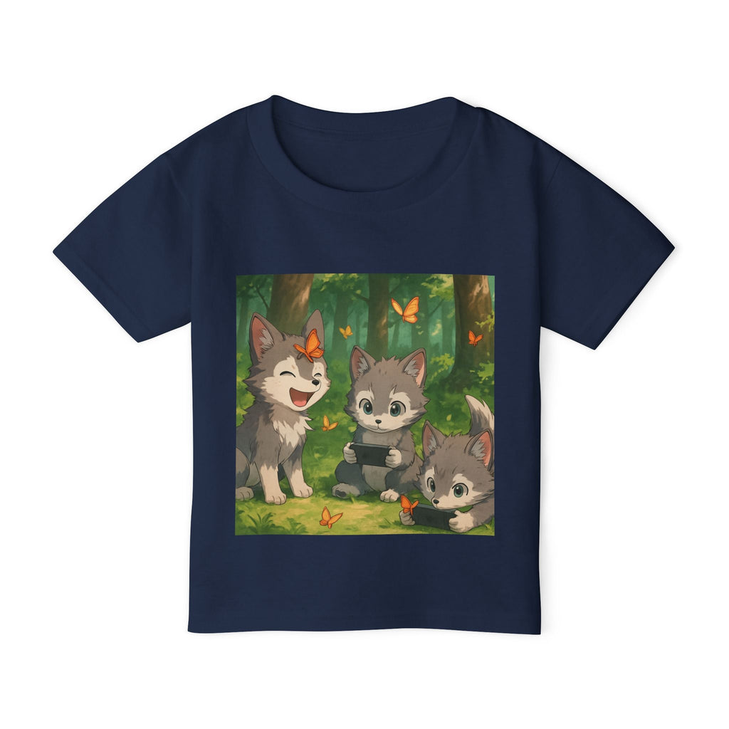 Little Xp wolf Gamer's toddler t-shirt