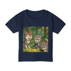 Little Xp wolf Gamer's toddler t-shirt