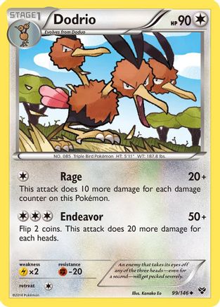 Dodrio 099/146 - XY Base Set