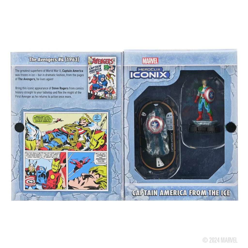 HeroClix: Iconix - Captain America from the Ice - 