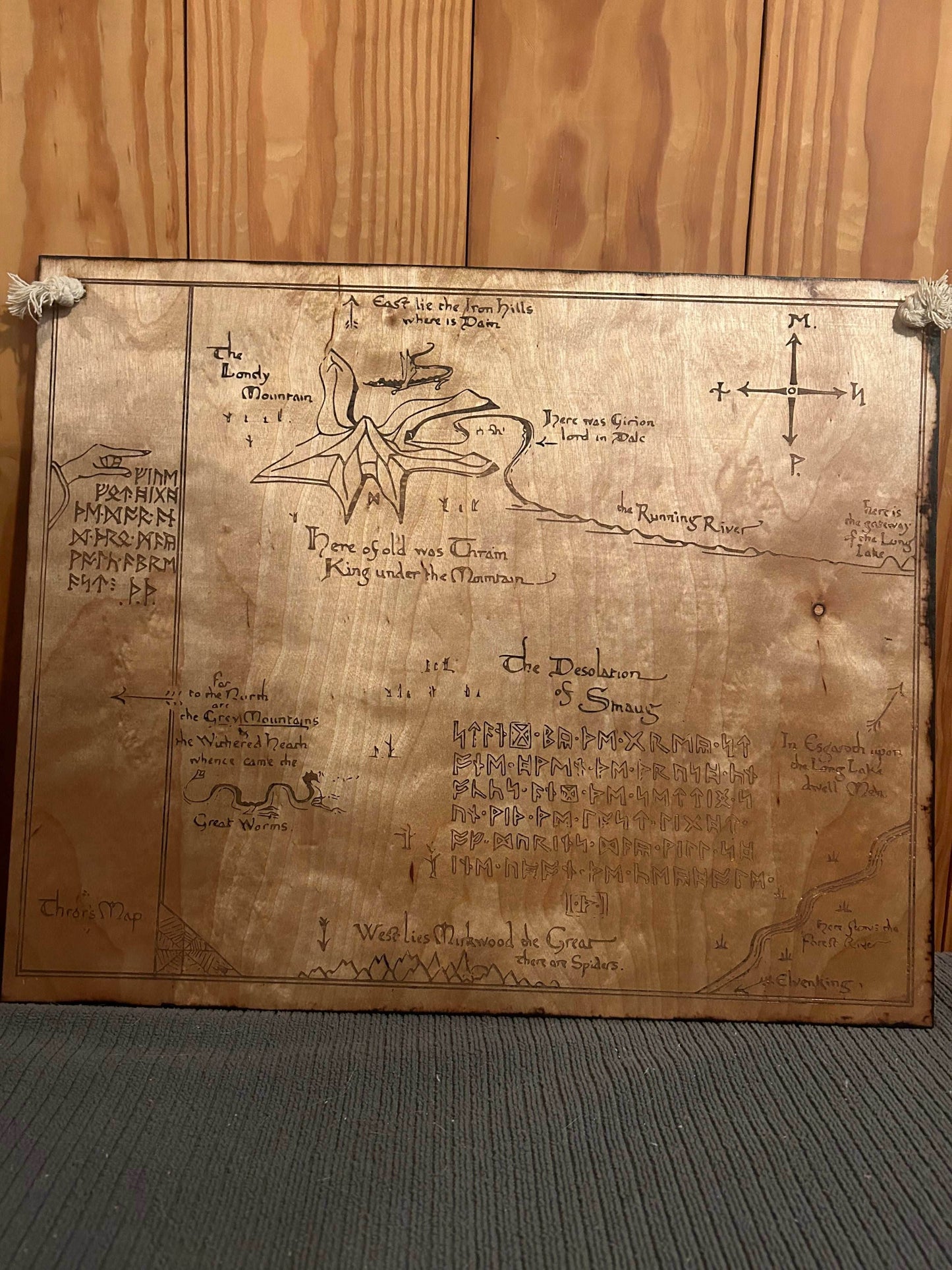 Thorin’s (Hobbit) Map - LG