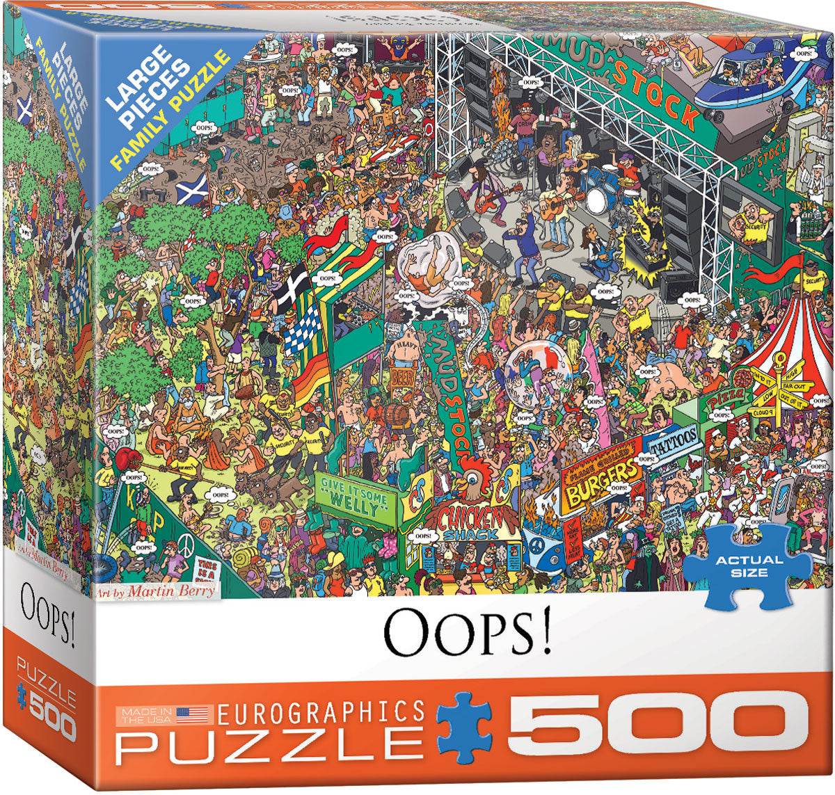 Puzzle: Variety 500 Pieces - Oops! by Berry Martin - 