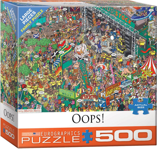 Puzzle: Variety 500 Pieces - Oops! by Berry Martin - 