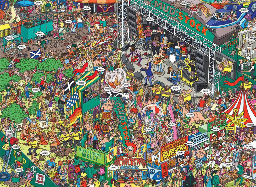 Puzzle: Variety 500 Pieces - Oops! by Berry Martin - 