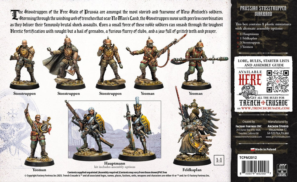 Trench Crusade: New Antioch - Prussian Stosstruppen Warband