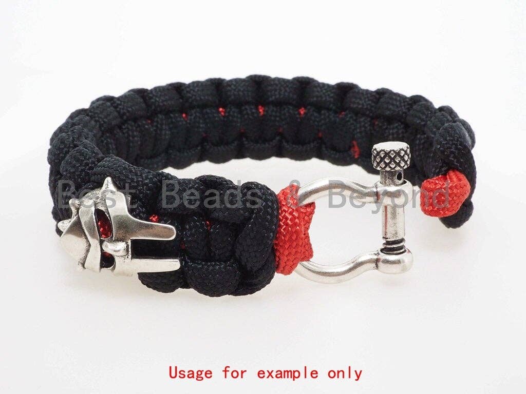 Antique Roman Warrior Helmet Beads, Paracord Survival Bracelet Charms, Lanyard Making Beads, Men's Bracelet DIY Beads, 16x21mm, sku#Y100