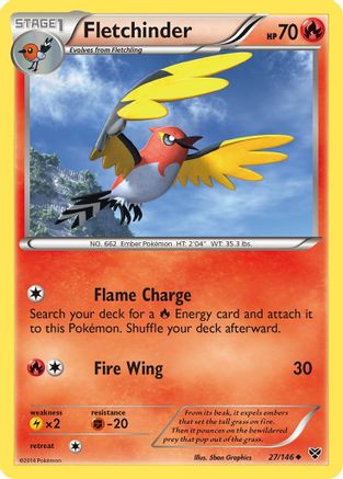 Fletchinder 027/146 - XY Base Set