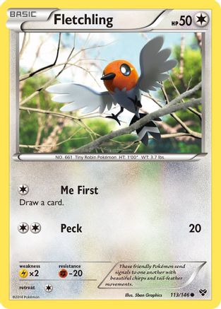 Fletchling 113/146 - XY Base Set