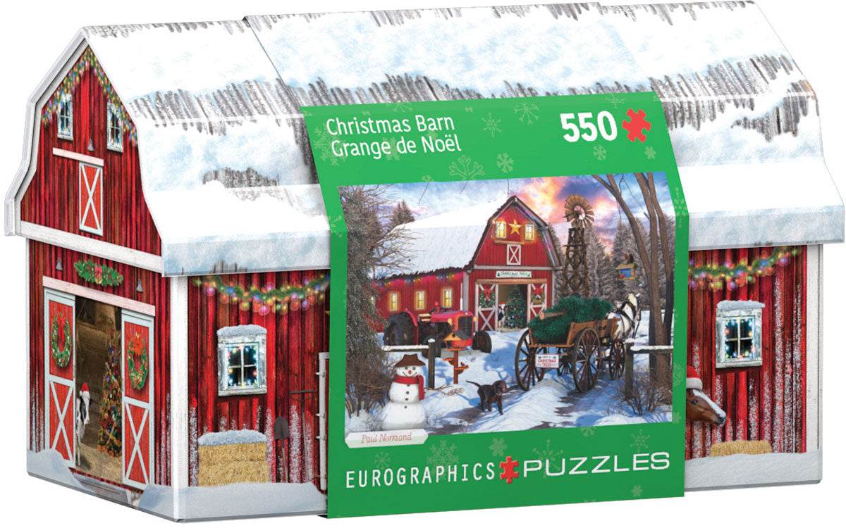 Puzzle: Holiday Farm Tin - 
