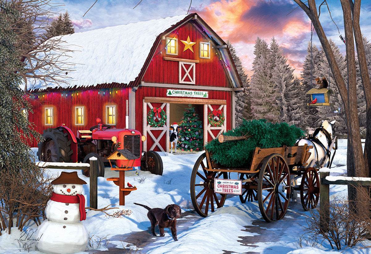 Puzzle: Holiday Farm Tin - 